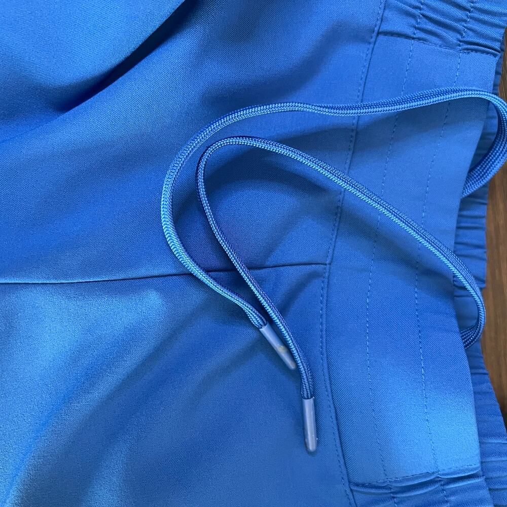 Grey’s Anatomy Evolve Scrub Pants XXS Royal Blue Stretch Cargo Jogger - Picture 15 of 16